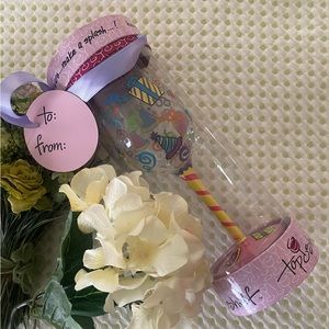 🎉🌸Birthday 15oz. Hand Painted Goblet🌸🎉